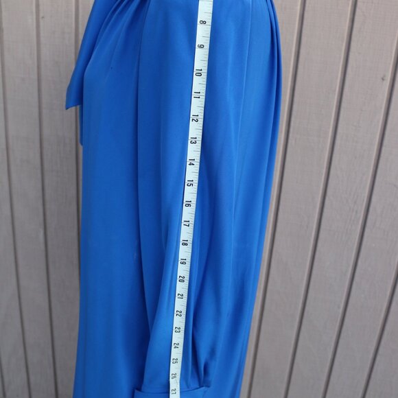 Ports International Dress Royal Blue Button Down Long Dress Shirt Dre - Picture 7 of 14